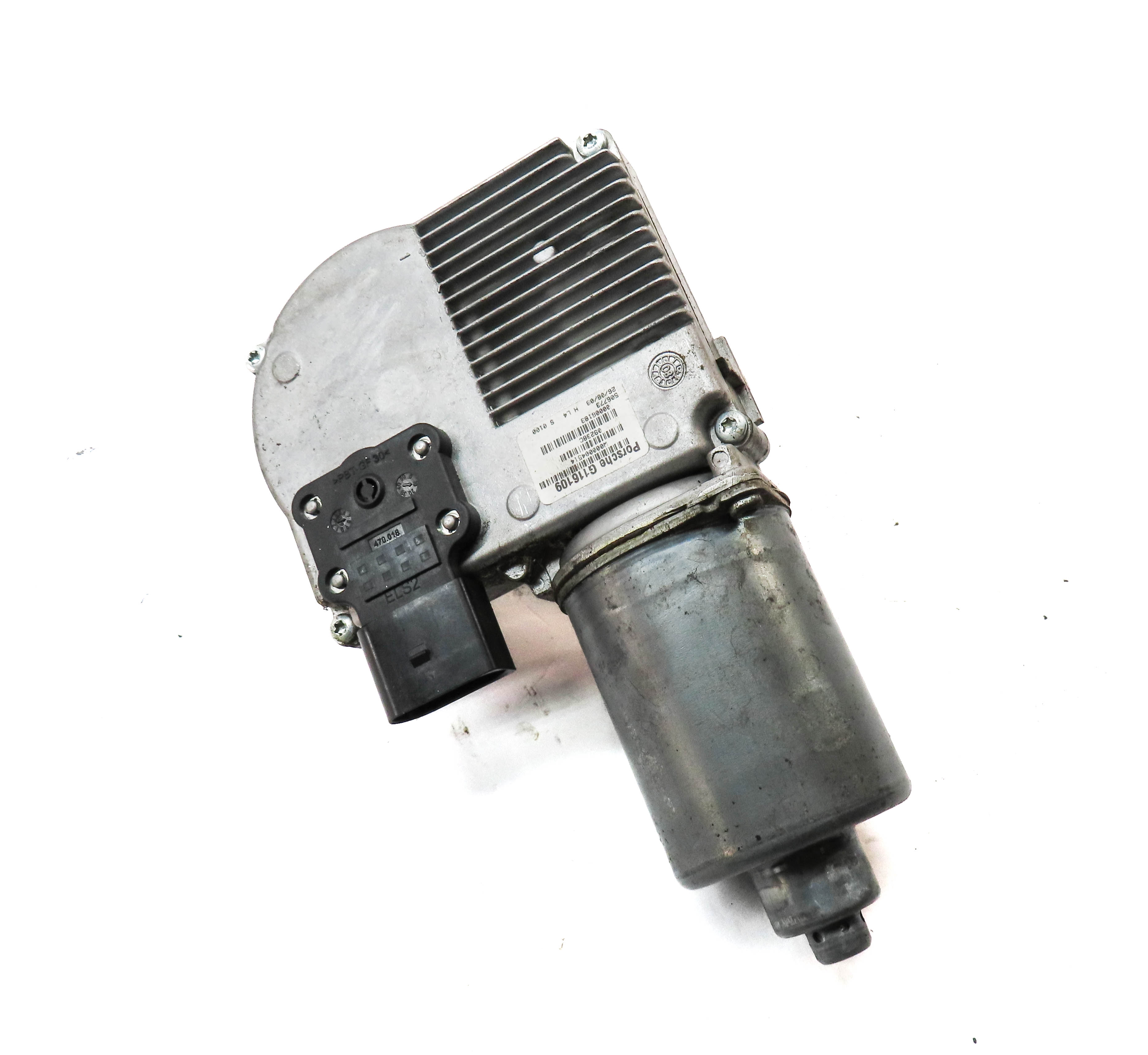 2010-2016 PORSCHE PANAMERA (970 G1) FRONT WINDSHIELD WIPER MOTOR — exact item pictured